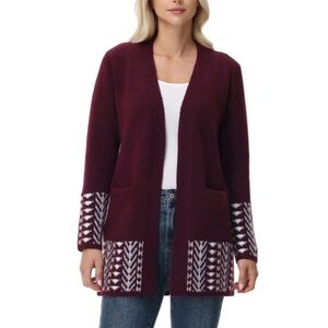 Frye Women's Patterned Cardigan, L